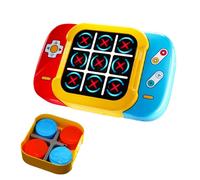 RoserRose Tres En Raya Electronico, Juego De Mesa Tic-TAC-Toe 4 En 1, Regalos Cumpleaños Niños Colegio, Juego De Puzzle Digital ElectróNico, Juego Familiar PortáTil (Multicolor)