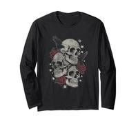 Roses and Skulls Elder EMO Grunge Punk Graphic Goth Gothic Manga Larga