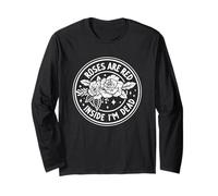 Roses Are Red Inside I'm Dead Cita Humor Manga Larga