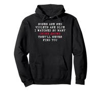 Roses Are Red Violets Are Blue Funny Crime Show True Crime Sudadera con Capucha