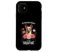 Roses Flowers Valentine's Day Portuguese Podengo Valentines Carcasa para iPhone 11