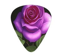 Roses in Bloom - Paquete de 12 púas de guitarra, 4 piezas en cada uno de 3 tamaños, adecuadas para una amplia gama de instrumentos de cuerda