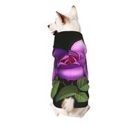 Roses in Bloom - Sudadera con capucha para perro, ropa suave y transpirable para perros pequeños a grandes, ropa elegante y cómoda para perros