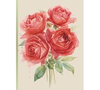 Roses Notebook A4 Lined: Cute Aesthetic Flower Journal for Women & Girls | Cream Paper for Writing, Journaling & Work notes (80gsm Light Paper, Not Suitable for Markers) | 160 Pages
