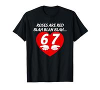 Roses Red Blah Six Seven, Divertido Amante de los Memes de San Valentín Camiseta
