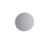 Roseta adhesiva redonda de acero inoxidable - 0,55 cm Ø, ¡solo 0,25 mm de grosor! Autoadhesiva con 3M VHB. Perfecta para puertas - ideal para manitas y profesionales. Roseta ciega robusta y elegante