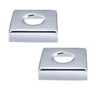 Roseta Cuadrada para Grifería 59x59 mm 3/4 | Altura 19 mm | Acabado Decorativo y de Protección para Instalaciones Sanitarias | Pack x2 Unidades | NOYON & THIEBAULT