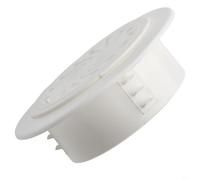 Roseta de plástico de la cubierta de la ventilación para los agujeros de la pared utilizada con los sistemas de aire acondicionado con el mecanismo del obturador (80mm)