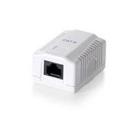 Roseta de Superficie Cat 6 UTP RJ45 Hembra - Alta Conductividad y Resistencia a la Corrosión