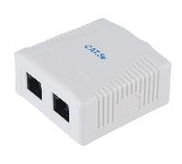 Equip 235114 - Caja de Montaje (Cat. 5e, 2 Puertos RJ45, UTP, 2 Puertos, Cat. 5e), Color Blanco