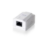 Roseta de superficie equip cat 6 1 puerto hembra rj45