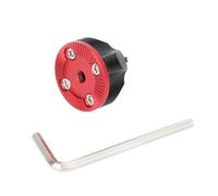 Roseta estándar de aluminio para montaje en roseta de 1/4 pulgadas, adaptador de rosca para cámara réflex digital, extensión de fotografía