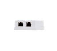 Roseta rj45 superficie ftp cat6 2 tomas blanco