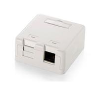 Roseta rj45 superficie vacia 2 tomas equip 125122