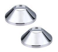 Rosetas Cónicas para Grifería | Juego de 2 Unidades | Ø70 mm - 3/4 | Altura 26 mm | Diseño Elegante y Duradero | Acabado Cromado Brillante | NOYON & THIEBAULT