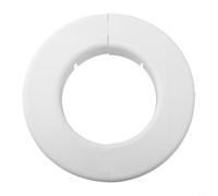 Rosetas de cubierta para agujero de pared, roseta de entrada de cable de polipropileno para conducto de tubería de aire acondicionado, acabado limpio, placa redonda blanca de 40 mm, 50 mm, 55 mm, 60