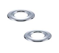 Rosetas Planas para Grifería 3/4" Ø55 mm | Acabado Metálico para Instalación Mural | Remate Decorativo y Funcional | Pack x2 Unidades | NOYON & THIEBAULT