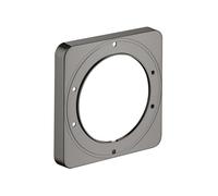 Rosetón de extensión hansgrohe AXOR 172x172mm, 98860330, Color: Cromo negro pulido