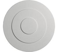 Rosetones de poliestireno decorativos para techo y pared, rosetón ideal para candelabros pequeños y grandes, pegamento incluido (A009)