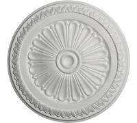 Rosetones de poliestireno decorativos para techo y pared, rosetón ideal para candelabros pequeños y grandes, pegamento incluido (A008)