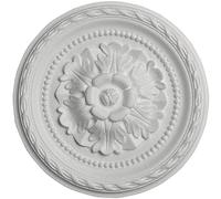 Rosetones de poliestireno decorativos para techo y pared, rosetón ideal para candelabros pequeños y grandes, pegamento incluido (A006)