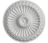 Rosetones de poliestireno decorativos para techo y pared, rosetón ideal para candelabros pequeños y grandes, pegamento incluido (A003)