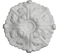 Rosetones de poliestireno decorativos para techo y pared, rosetón ideal para candelabros pequeños y grandes, pegamento incluido (A010)