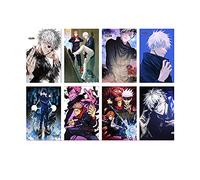 ROSETOR 8 pósteres japoneses de Jujutsu Kaisen, impresiones artísticas para la decoración de la pared del hogar, póster decorativo para habitación infantil