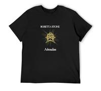 Rosetta Stone Adrenaline Gothic Rock Post Punk Unisex 100% Cotton Short-Sleeve T-Shirts Black S