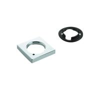 ROSETTE GROHE 48421 Cuadrada Para Grifos De Lavabo Sin Varilla De Desagüe Cromo