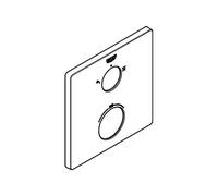 ROSETTE GROHE 49078 Para Juegos De Montaje De Termostato Cromado