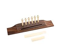 Rosewood Acoustic Guitar Bridge Tuerca Sillín End Pin Pins Accesorios Madera Guitarra