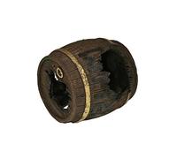 Rosewood Adorno de Acuario de poliresina con Forma de Barril de Ron, pequeño, 5 x 6 x 7.5 Pulgadas