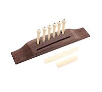 Rosewood - Alfileres para guitarra acústica, diseño de tuerca de puente