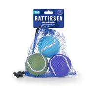 Rosewood Battersea Pelotas de Tenis para Perros, 3 Piezas, Azul y Verde, 6,5 cm x 6,5 cm, duraderas, Atractivas y Divertidas para Buscar y Jugar con Todas Las Razas de Perros