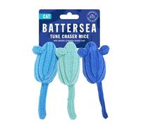 Rosewood Battersea Tune Chaser Ratones, Juguete de Hierba gatera para Gatos y Gatitos, Azul, 5 cm x 13 cm