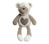 Rosewood Benjamin Bear Oso de Peluche para Perros, 40 cm con Chirriador | Peluche suave de texturas variadas para cachorros y adultos. Ligero, ideal para jugar en casa, abrazar y transportar.
