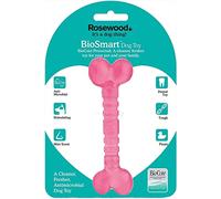 ROSEWOOD BioSafe - Hueso para Cachorros, Juguete higiénico para Masticar, Antimicrobiano, Calma la dentición, Aroma a Menta, promueve la Salud Dental, Adecuado para Razas de Perros pequeños, Color