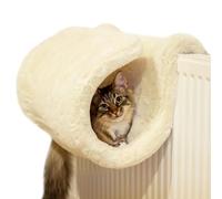 Rosewood Cama de Gato para Radiador - Cueva Colgante con Funda de Felpa
