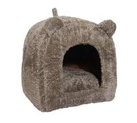Rosewood Cama para Gatos de Oso de Peluche marrón