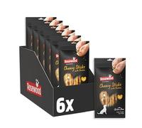 Rosewood Chewy Sticks Chicken Small - Palitos masticables para Perros con Pollo, Snack de Piel de Vacuno, promueve el Cuidado Dental, sin Cereales ni Gluten, sin aditivos Artificiales, 6x100g
