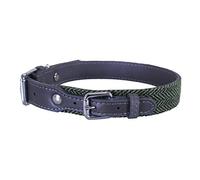 Rosewood Forest - Collar para Perro (Piel), Color Gris