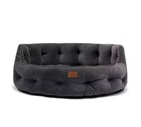 Rosewood Joules Cama para Perro Chesterfield, Gris, Grande