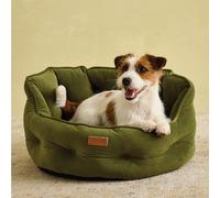 Rosewood Joules Chesterfield Cama para Perros, Caqui, Cama para Perros pequeños, cómodos Lados Acolchados, Base Antideslizante, Cama de Lujo para Mascotas para Perros y Gatos pequeños