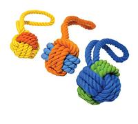 Rosewood Juguete de Bola de Goma y Cuerda para Perros, 11 Pulgadas