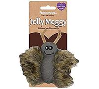 Rosewood Juguete de Peluche para Gatos - Mariposa con Silvervine Potente | Atractiva alternativa a la hierba gatera para cazar y saltar. Peluche suave ideal para gatitos y gatos de interior.