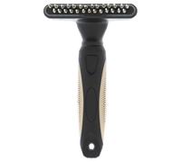 Rosewood Peine de lana para perros - Talla S - Barra de desenredar para pelo largo, grueso o doble - Negro - Elimina suavemente la capa interna suelta