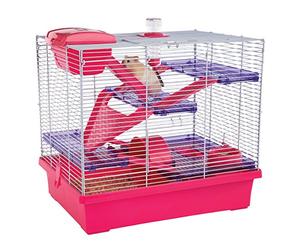Rosewood Pico Jaula para hámsteres, Extragrande, Rosa