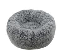 Rosewood Silver Fluff Comfort - Cama Redonda para Perro, tamaño Mediano, 66 x 66 cm