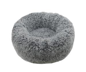 Rosewood Silver Fluff Comfort - Cama Redonda para Perros y Gatos pequeños, 52 x 52 cm